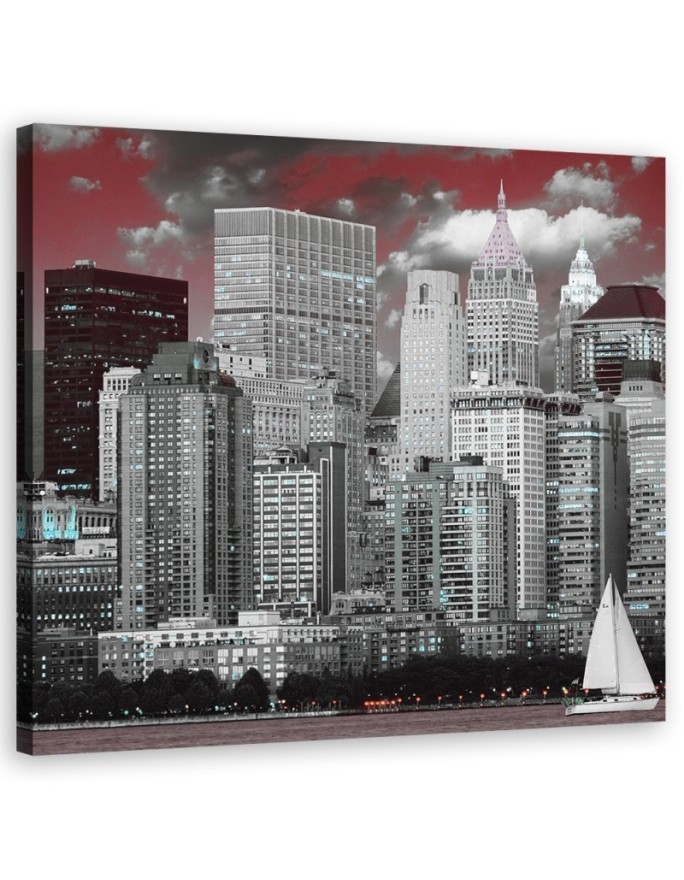 Leinwanddruck - Städte und Architektur - Grau | Feeby