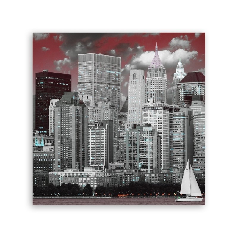 Leinwanddruck - Städte und Architektur - Grau | Feeby