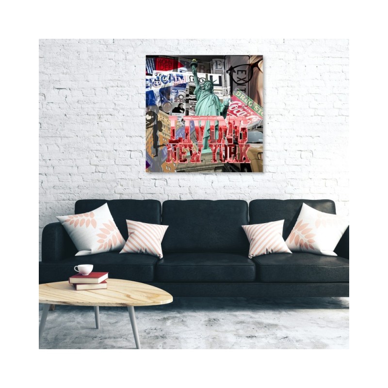 Leinwandbild - Abstrakt-Farben | Feeby