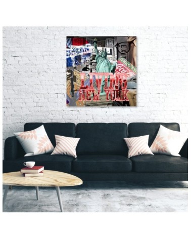 Leinwandbild - Abstrakt-Farben | Feeby