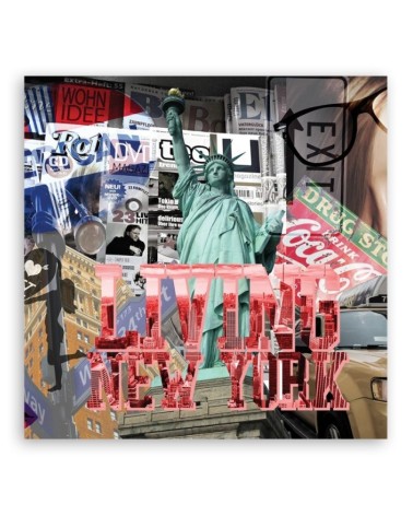 Leinwandbild - Abstrakt-Farben | Feeby