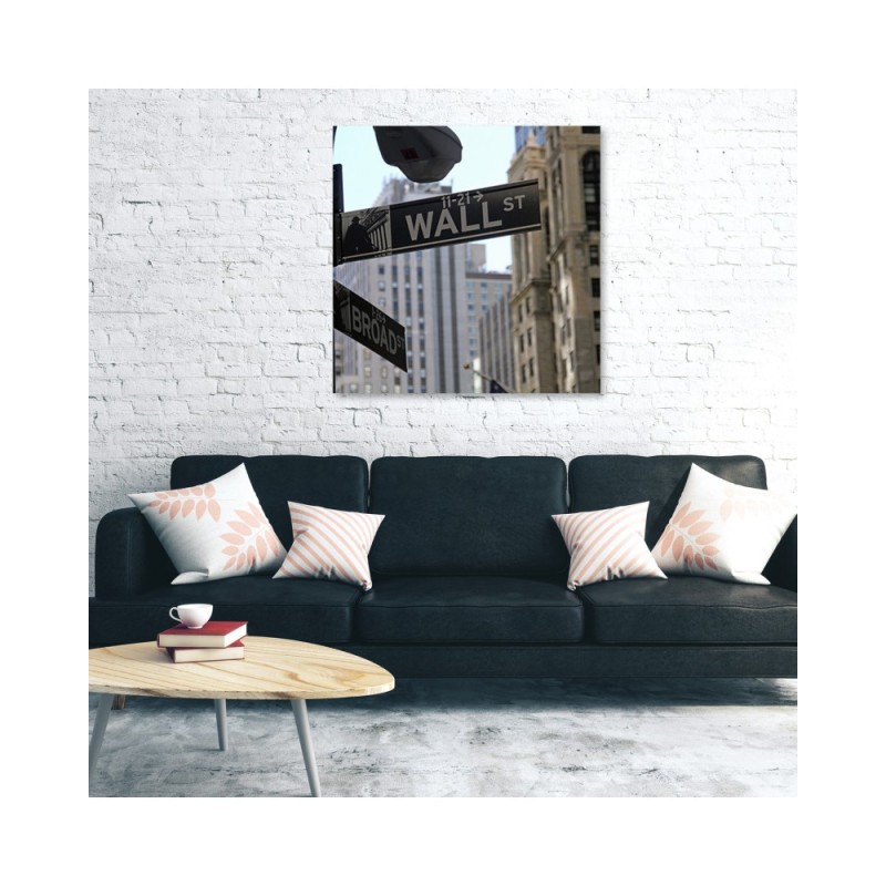 Wandbild für Wohnzimmer - Abstrakte Kunst - Farbe | Feeby