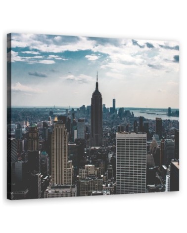 Canvas prints for bedroom - Cities and architecture Grey | FEEBY