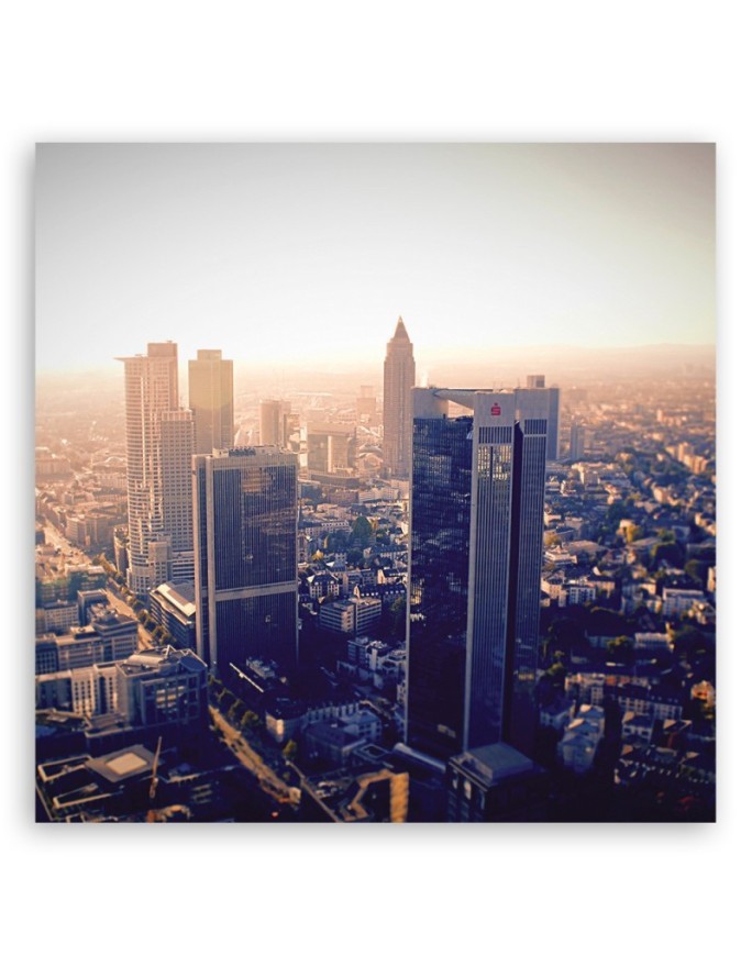 Canvas prints modern city - Panoramic architecture | FEEBY