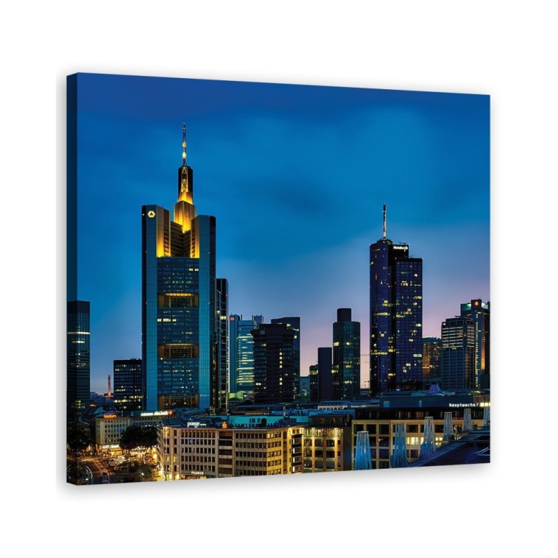Canvas prints modern city - New York Skyline Blue | FEEBY