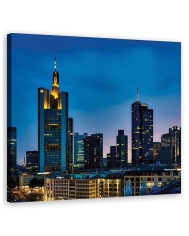 Canvas prints modern city - New York Skyline Blue | FEEBY