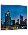 Canvas prints modern city - New York Skyline Blue | FEEBY