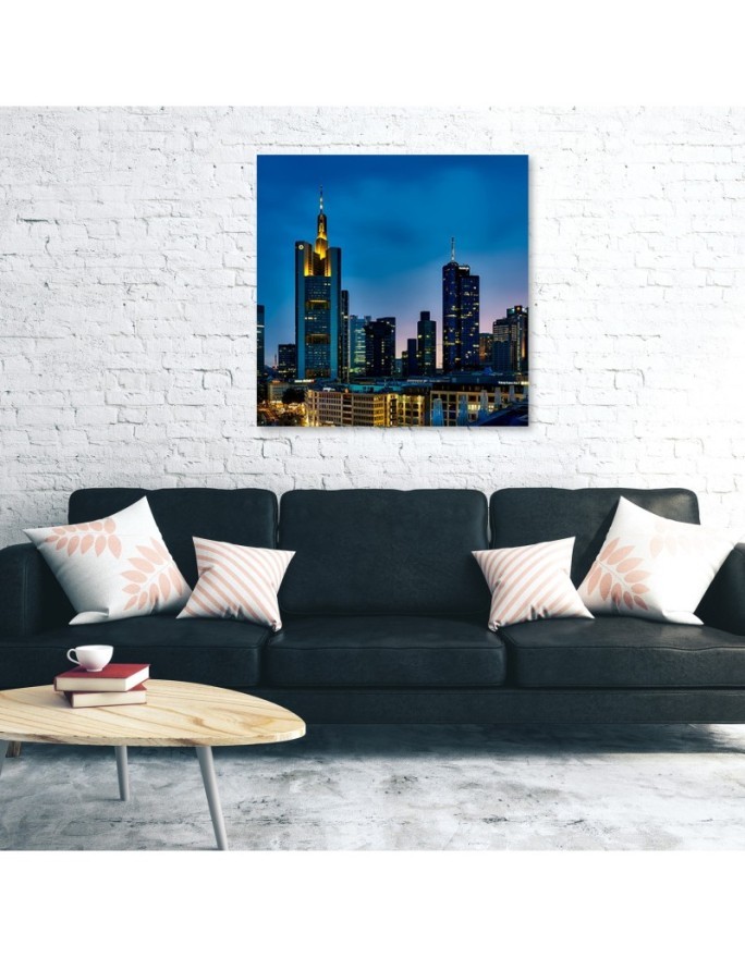 Canvas prints modern city - New York Skyline Blue | FEEBY