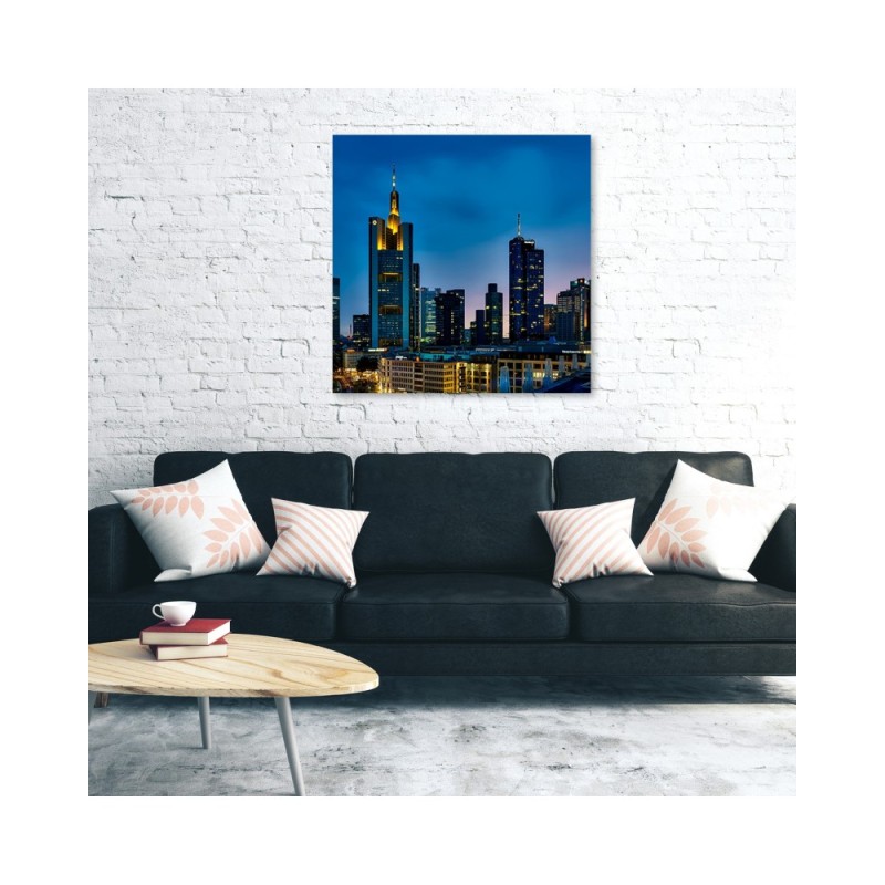 Leinwandbild - Städte und Architektur - Blau | Feeby