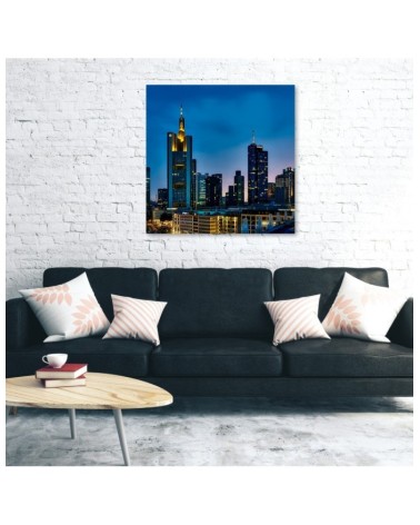 Leinwandbild - Städte und Architektur - Blau | Feeby