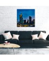 Canvas prints modern city - New York Skyline Blue | FEEBY