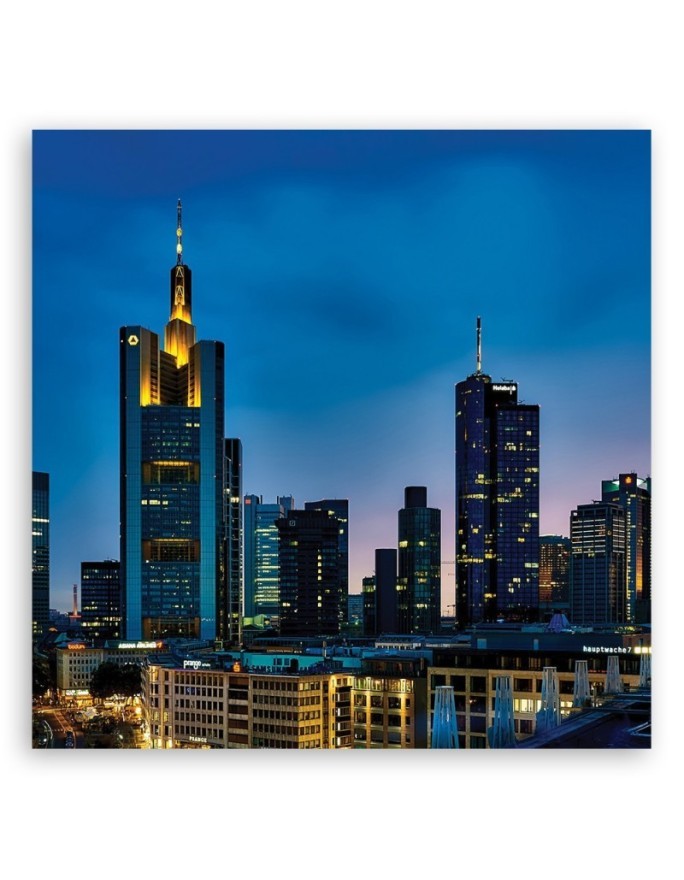 Canvas prints modern city - New York Skyline Blue | FEEBY