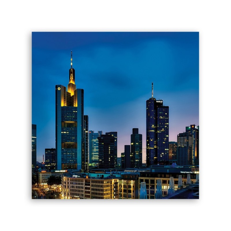 Leinwandbild - Städte und Architektur - Blau | Feeby