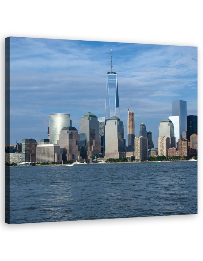 Leinwandbild - Städte und Architektur - Blau | Feeby