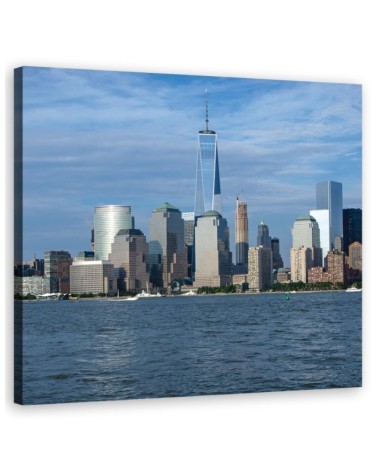 Leinwandbild - Städte und Architektur - Blau | Feeby