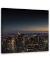 United States - Canvas Prints New York Skyline Black | FEEBY
