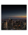 United States - Canvas Prints New York Skyline Black | FEEBY
