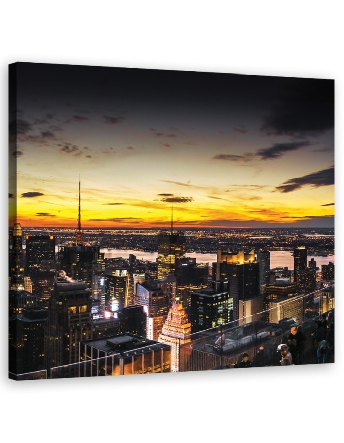 Canvas Prints United States - Cities & Architecture Orange | FEEBY