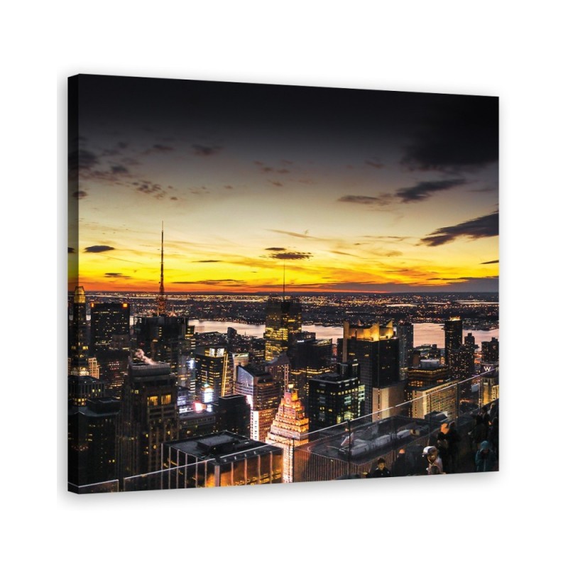 Canvas Prints United States - Cities & Architecture Orange | FEEBY