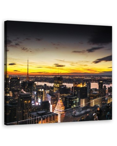 Leinwandbild - Städte und Architektur - Orange | Feeby