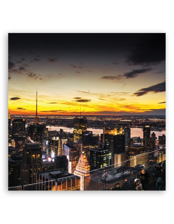 Canvas Prints United States - Cities & Architecture Orange | FEEBY