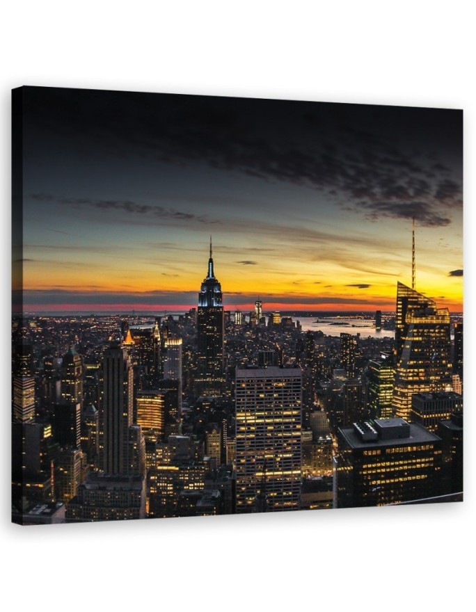 New York Skyline - Living room pictures on Canvas USA | FEEBY