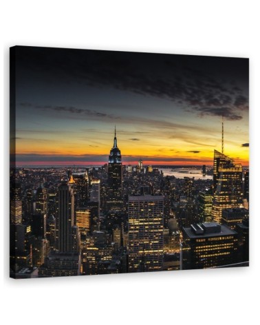 New York Skyline - Living room pictures on Canvas USA | FEEBY