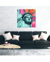 Miasta i architektura Zielony - Obraz do salonu USA | FEEBY
