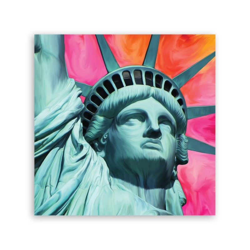 Leinwandbild modern - Stadtbilder und Architektur - Grün | Feeby