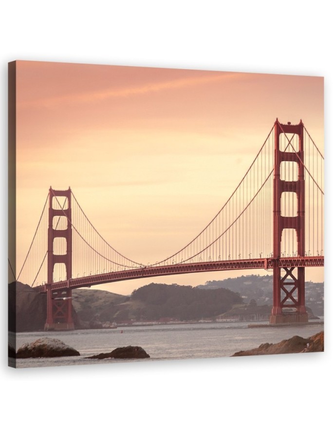 Most Golden Gate architektura - Obraz do salonu USA | FEEBY