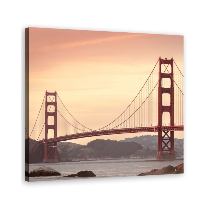 Leinwandbild - Städte und Architektur - Orange | Feeby