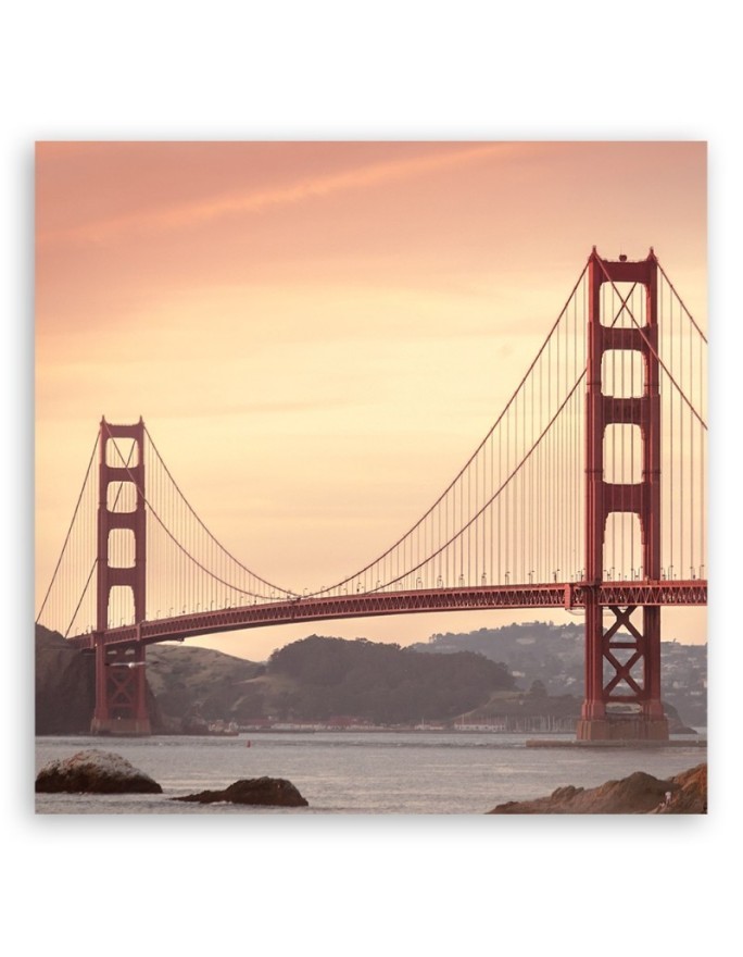 Most Golden Gate architektura - Obraz do salonu USA | FEEBY