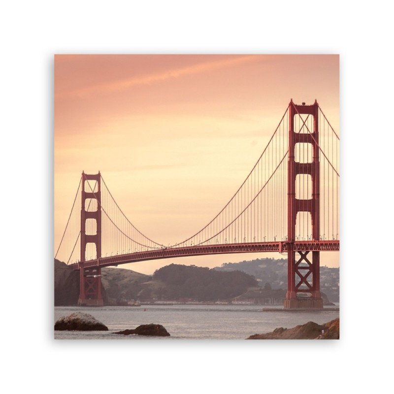 Leinwandbild - Städte und Architektur - Orange | Feeby