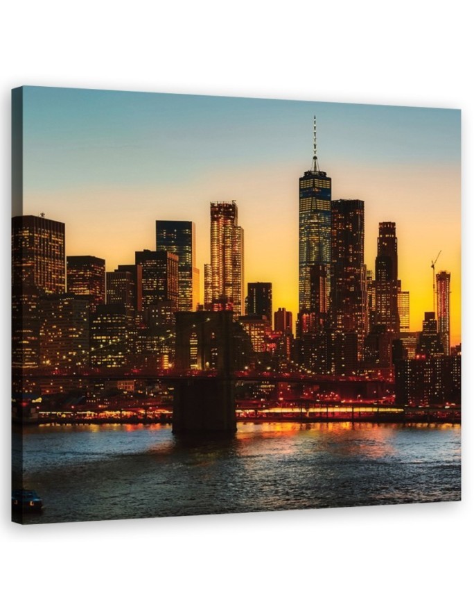 Bild auf Leinwand - Städte und Architektur - Orange | Feeby