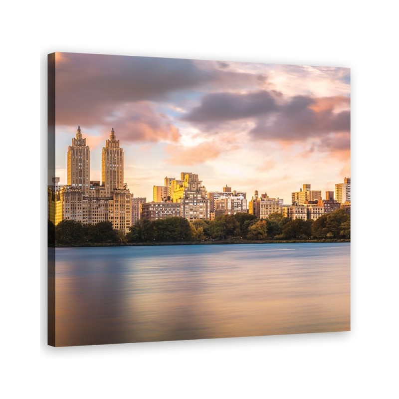 Cities & architecture Beige - Canvas prints USA | FEEBY