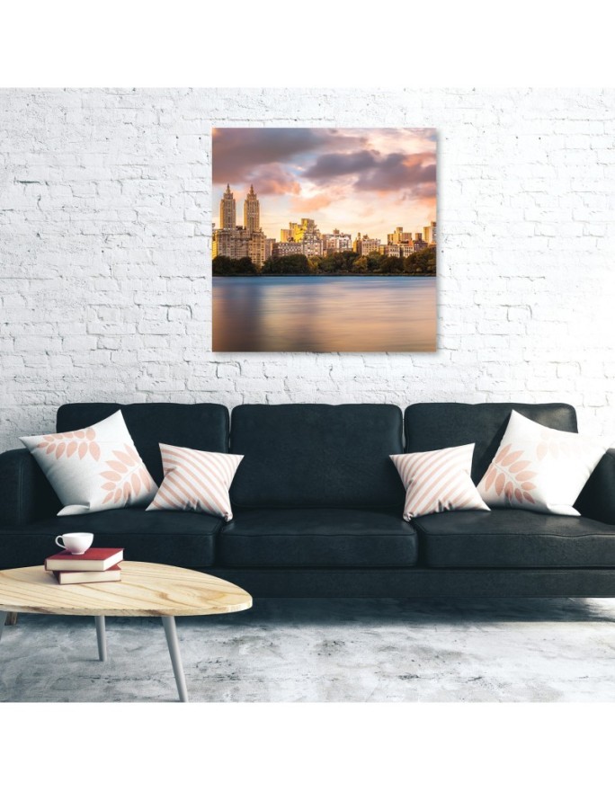 Cities & architecture Beige - Canvas prints USA | FEEBY