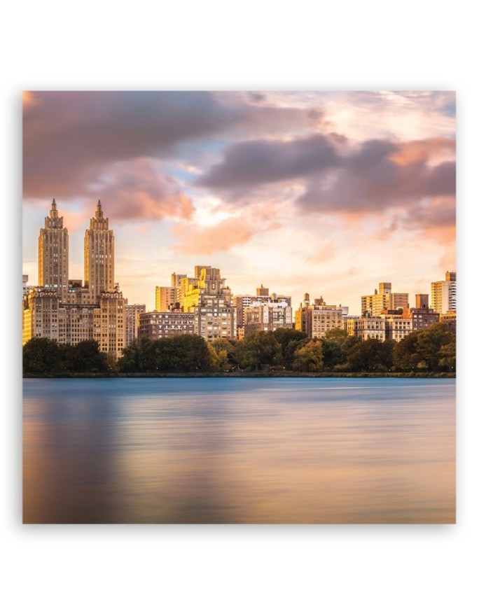 Cities & architecture Beige - Canvas prints USA | FEEBY