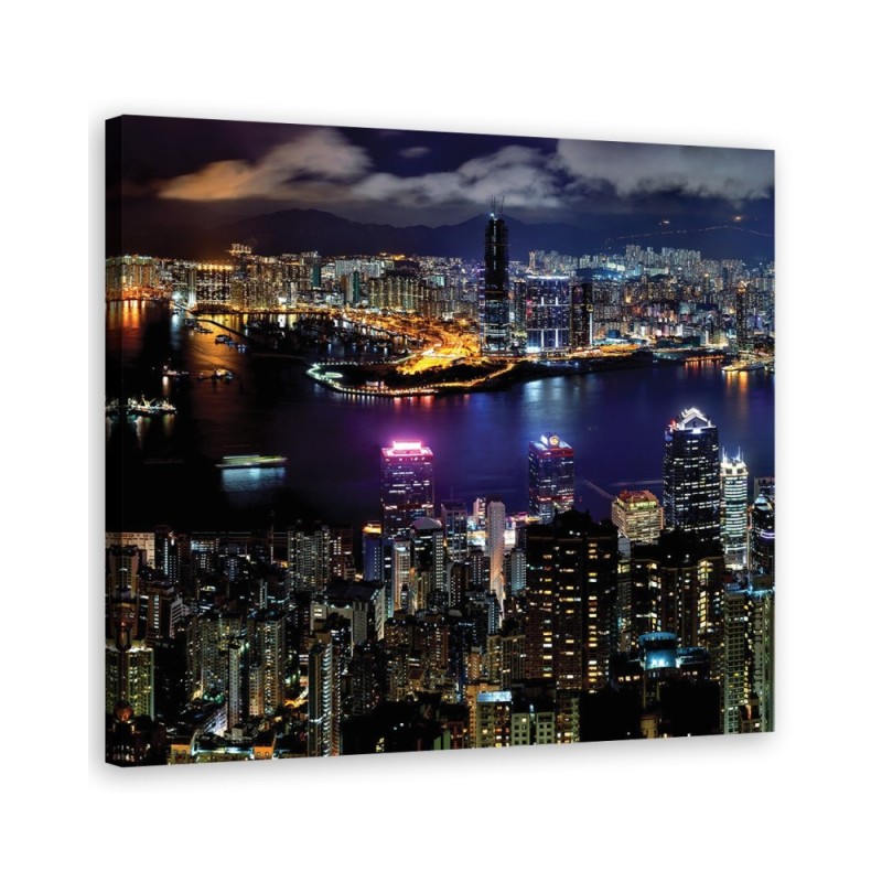 Leinwandbild - Städte und Architektur - Blau | Feeby