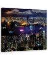 Canvas prints with city theme - New York Skyline Blue | FEEBY