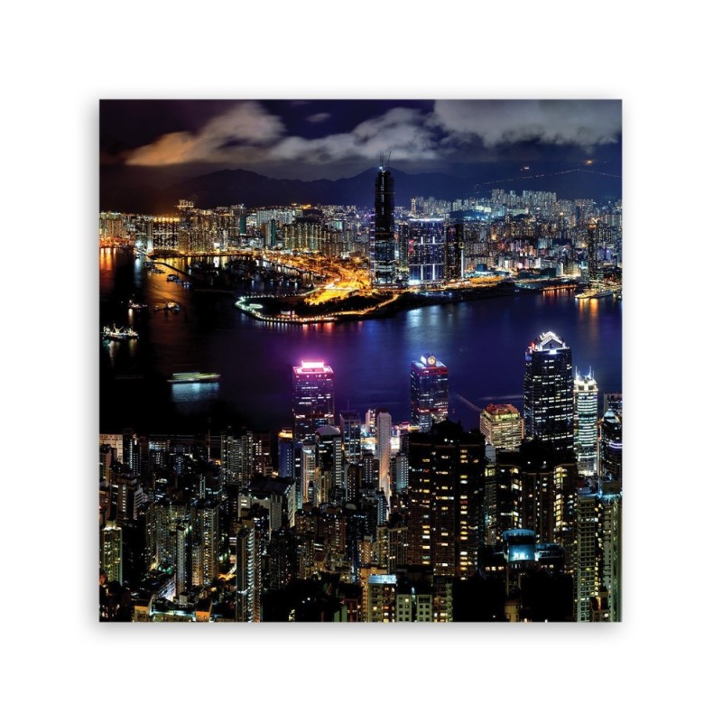 Leinwandbild - Städte und Architektur - Blau | Feeby