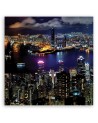 Canvas prints with city theme - New York Skyline Blue | FEEBY