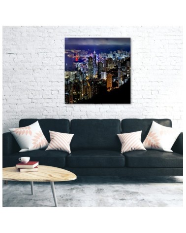 Modernes Wandbild - Städte und Architektur - Blau | Feeby