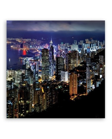 Modernes Wandbild - Städte und Architektur - Blau | Feeby