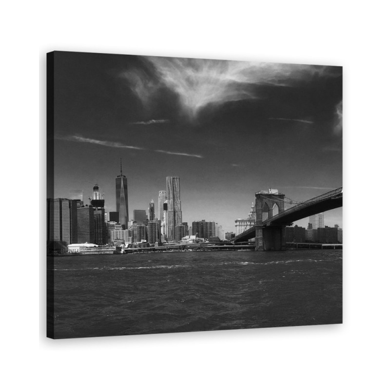 Leinwandbild - Städte und Architektur - Schwarz und Weiß | Feeby