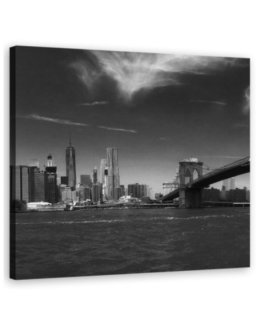 Leinwandbild - Städte und Architektur - Schwarz und Weiß | Feeby