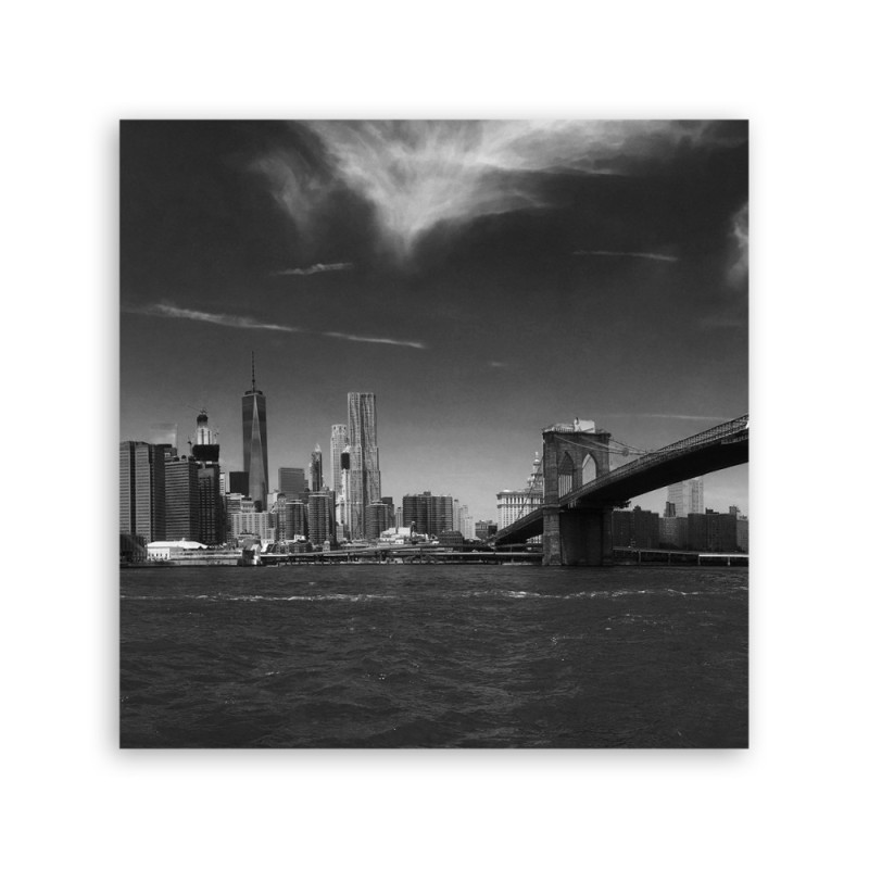 Leinwandbild - Städte und Architektur - Schwarz und Weiß | Feeby