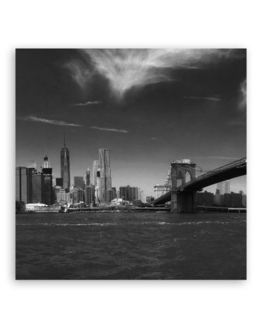 Leinwandbild - Städte und Architektur - Schwarz und Weiß | Feeby