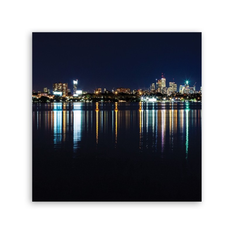 Leinwandbild modern - Städte und Architektur - Schwarz | Feeby