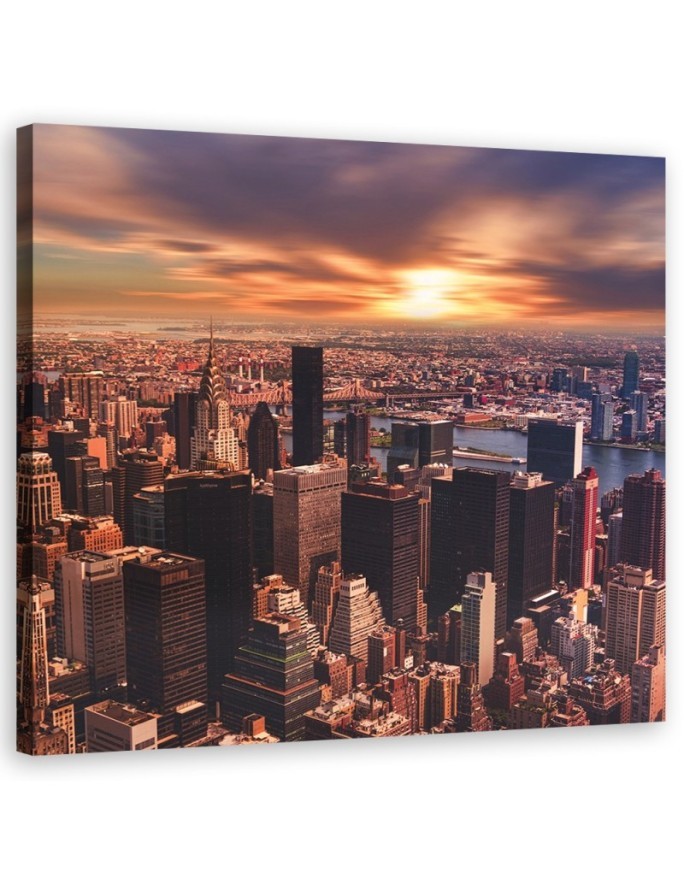 Leinwandbild - Städte und Architektur - Orange | Feeby