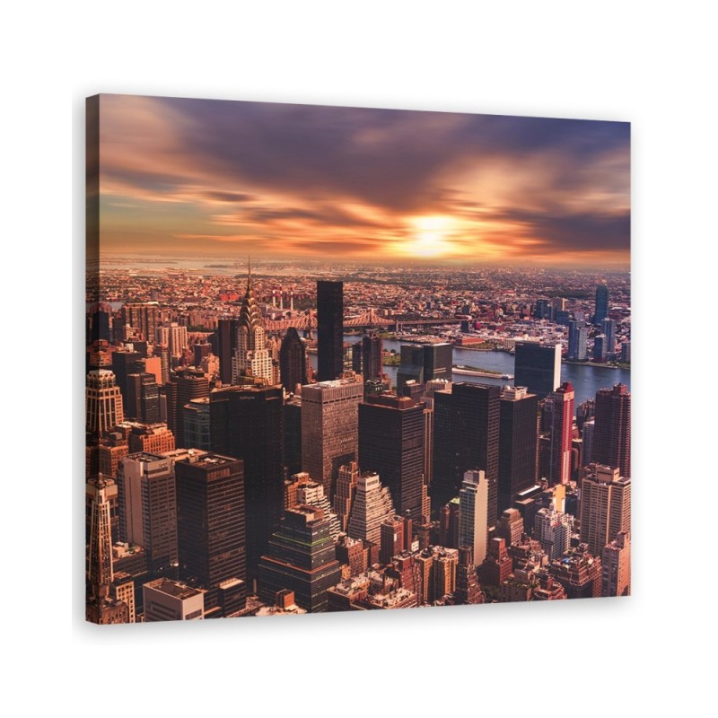 Leinwandbild - Städte und Architektur - Orange | Feeby